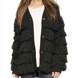 Mara Hoffman Fringe Sweater cardigan Coat